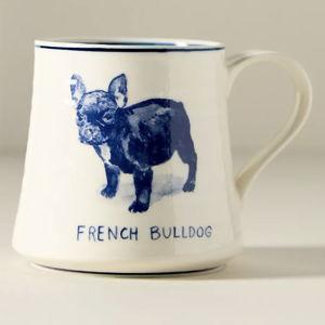 Molly Hatch Stoneware French Bulldog Mug