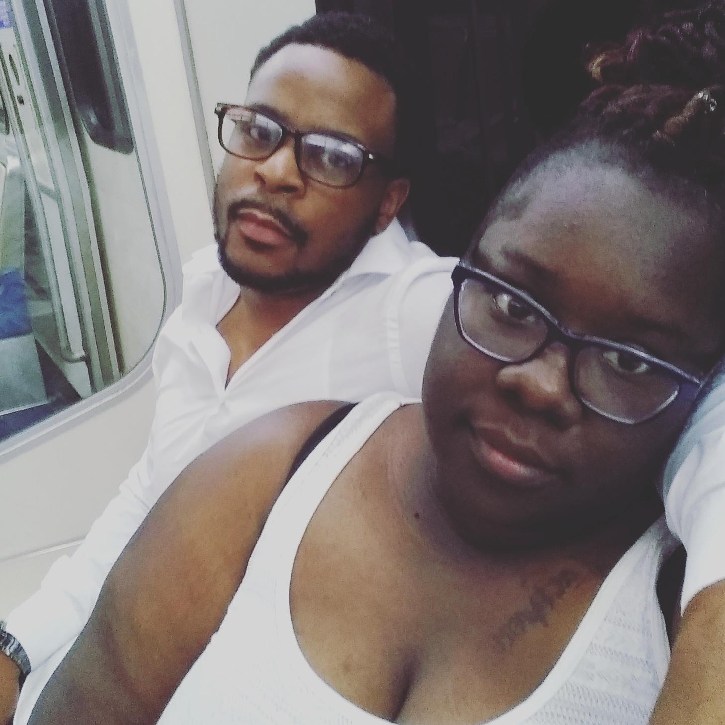on the ppl mover just enjoying one another 😍