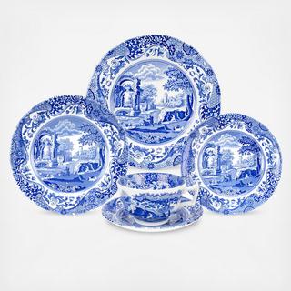 Blue Italian 5-Piece Place Setting, Service for 1