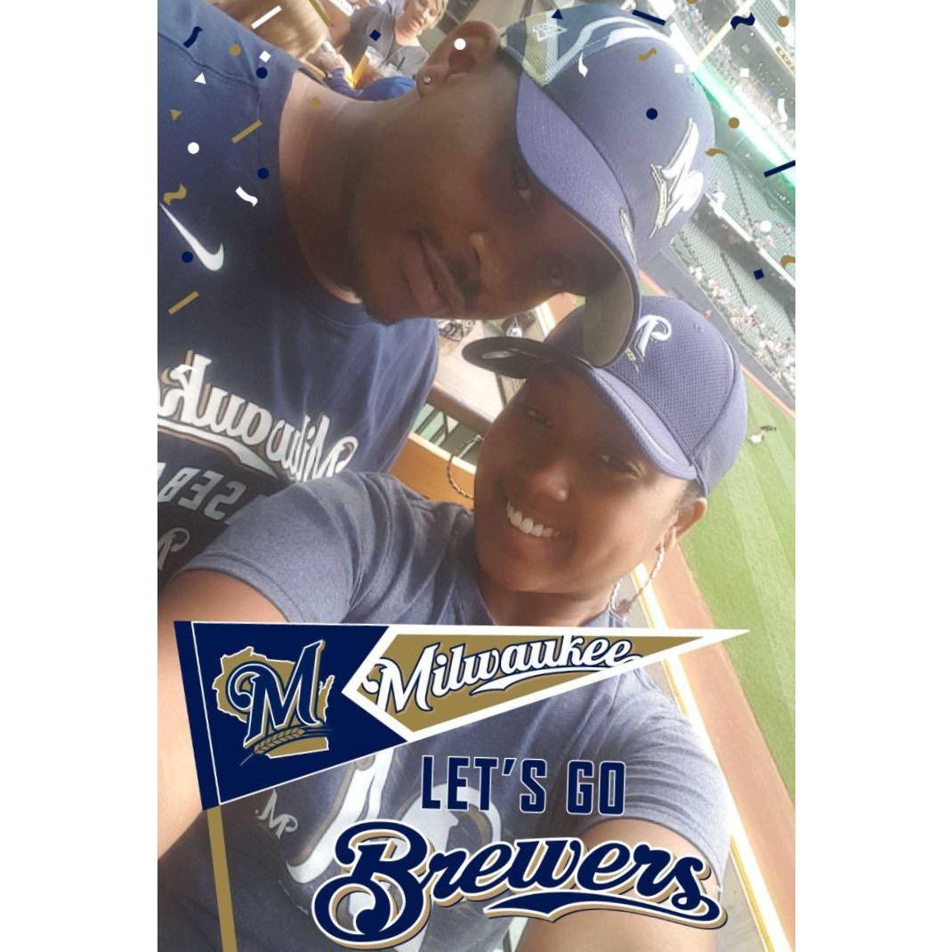Our First Brewers Game Together
