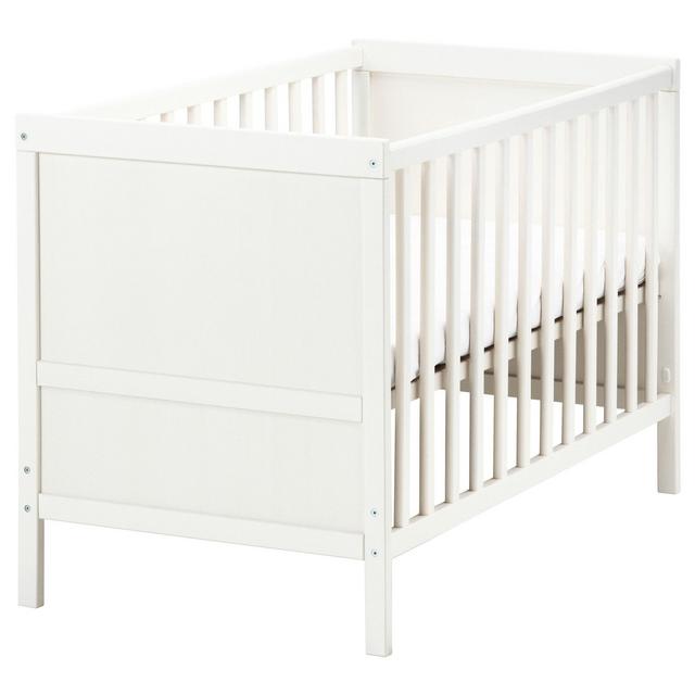 SUNDVIK                              Crib, white, 27 1/2x52 "