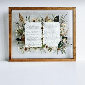 Wedding Bouquet Preserving and Framing
