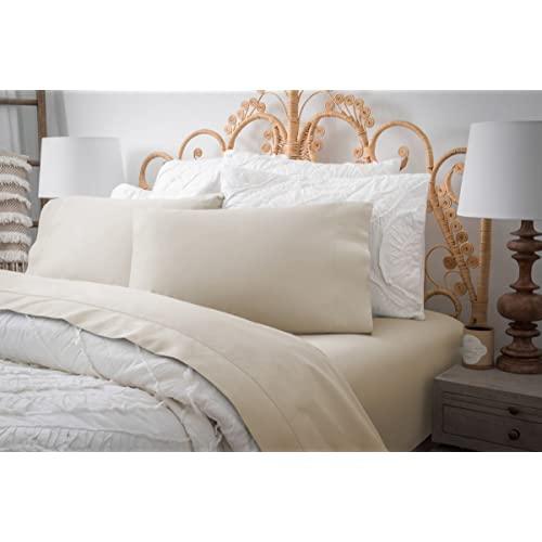 Magnolia Organics Estate Collection Sheet Set - King, Natural