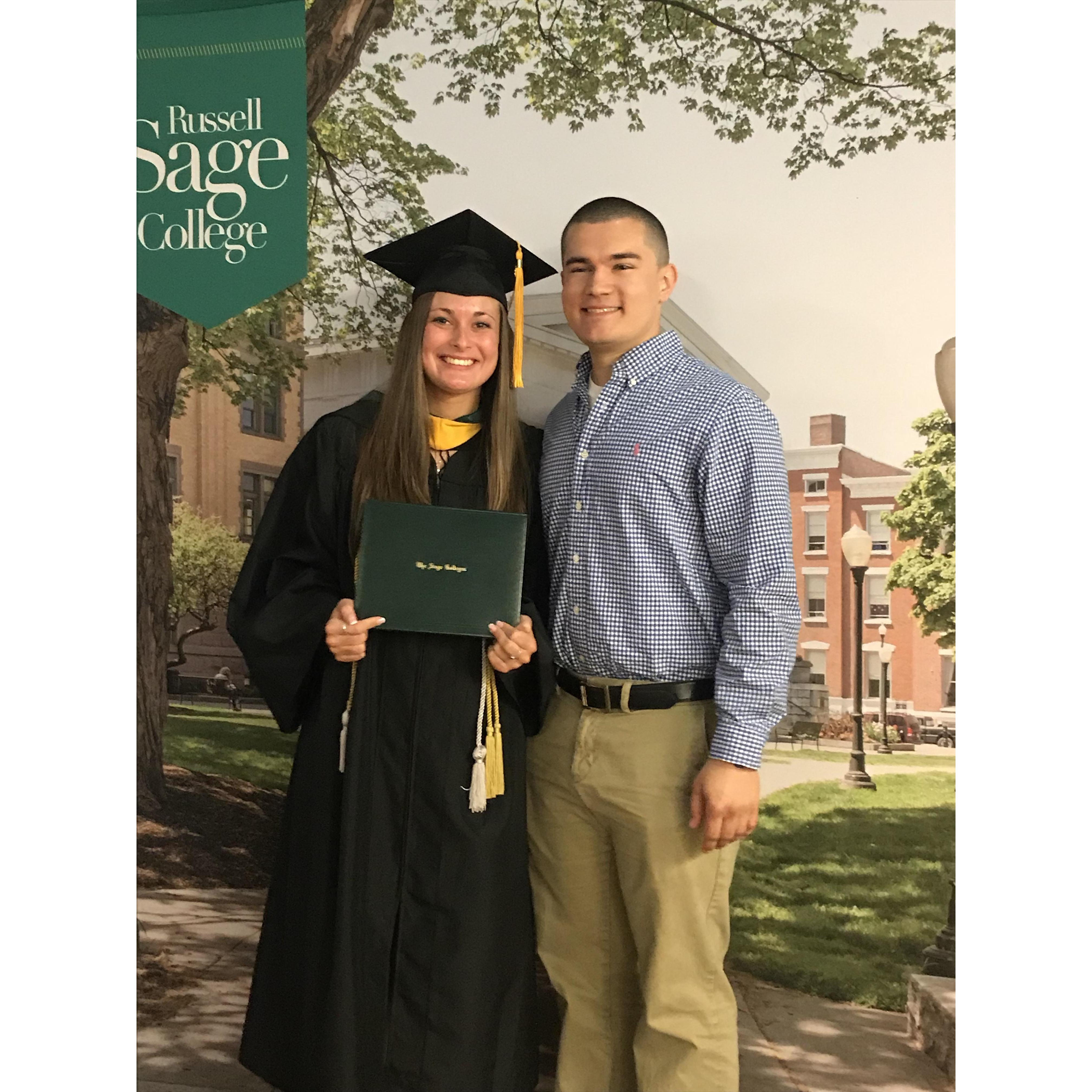 Jenn's college graduation day
