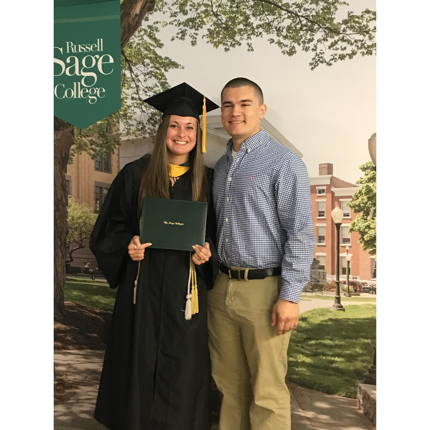 Jenn's college graduation day