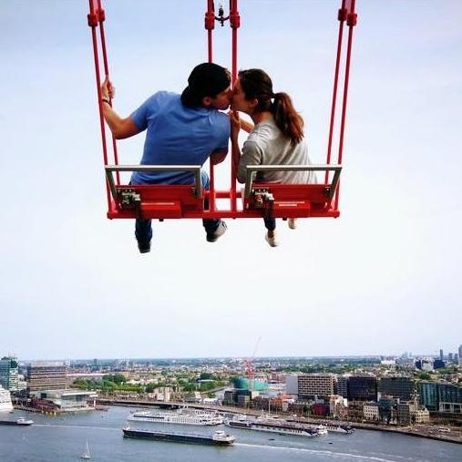 Flying kisses in Amsterdam!