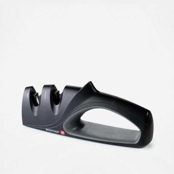 WÜSTHOF 2-Stage Hand-Held Sharpener, Black