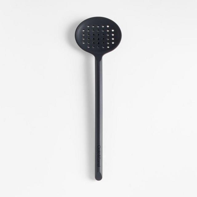 Black Silicone Slotted Spoon