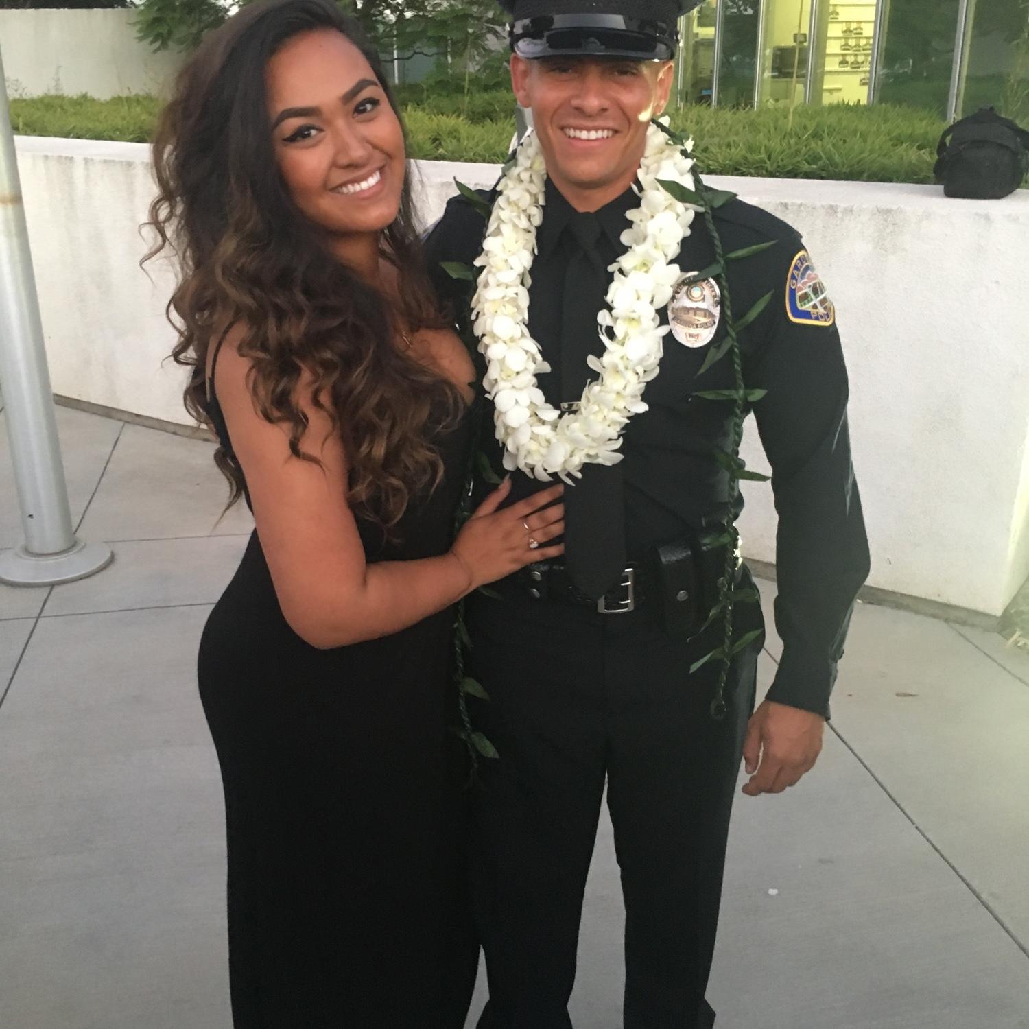 June 2018: Kwyn's Graduation from the Police Academy