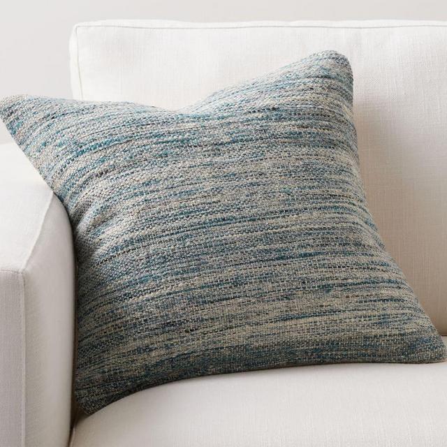 Novalee Textured Pillow Cover, 18" x 18", Indigo Multi