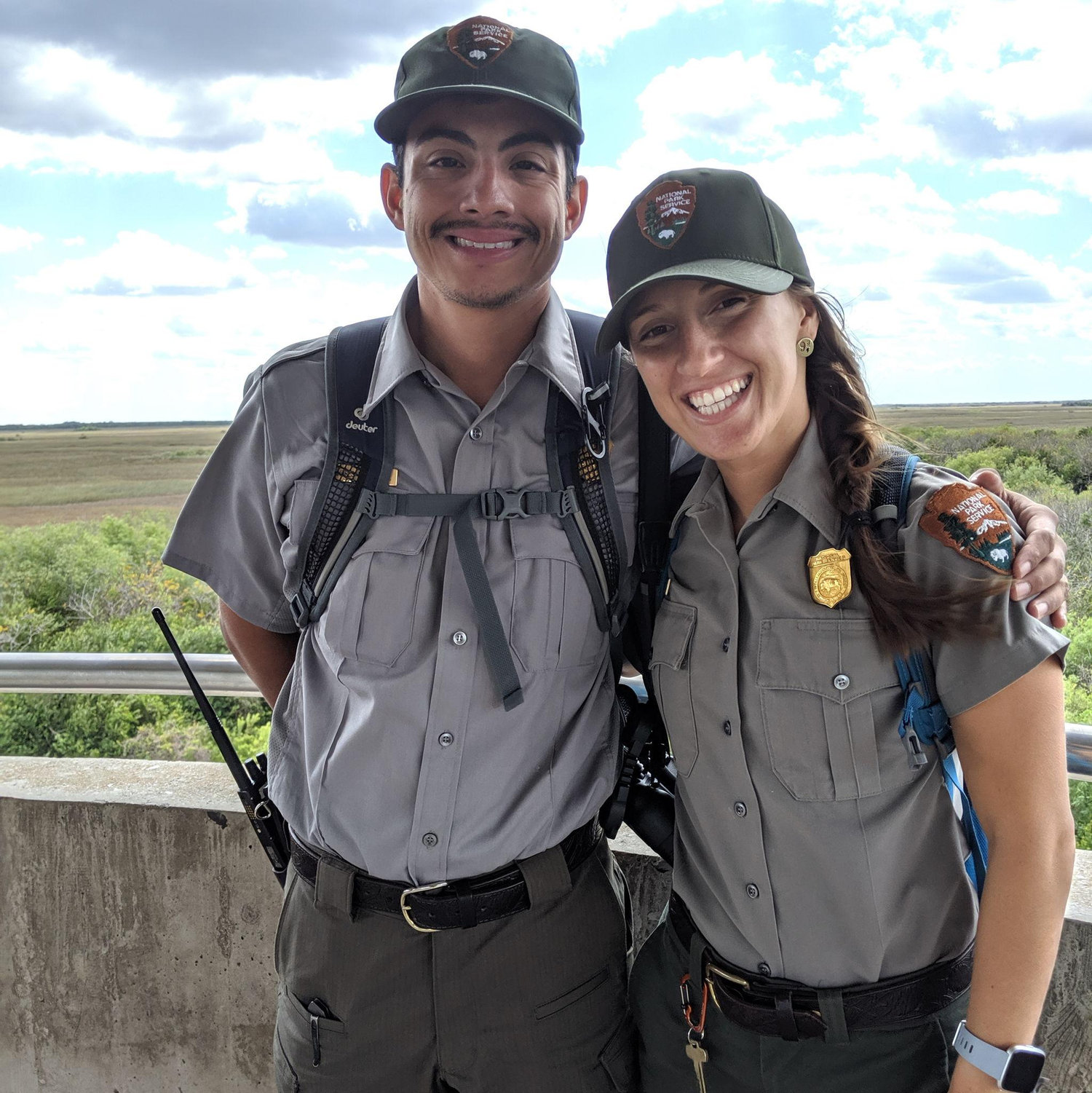 We both became rangers at Shark Valley in the Everglades!