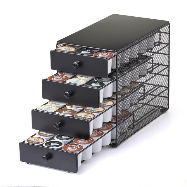 Nifty 4-Tier 72 K-Cup Capacity Storage Drawer, Black