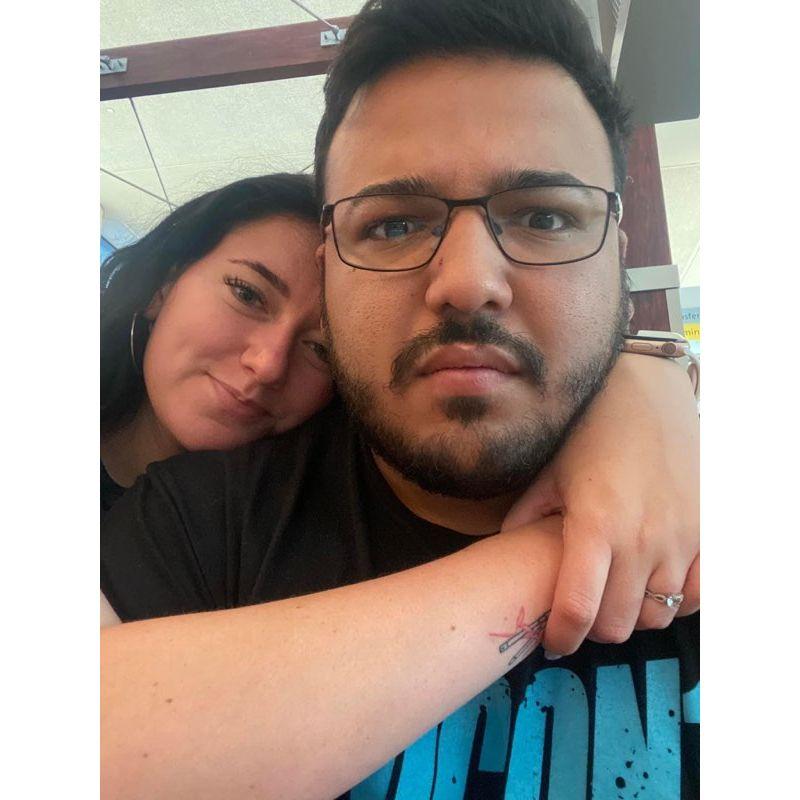 Our 8 hour airport adventure, coming home from our engagement trip in New York.