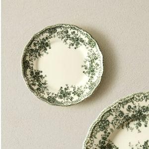 FLORAL EARTHENWARE SIDE PLATE