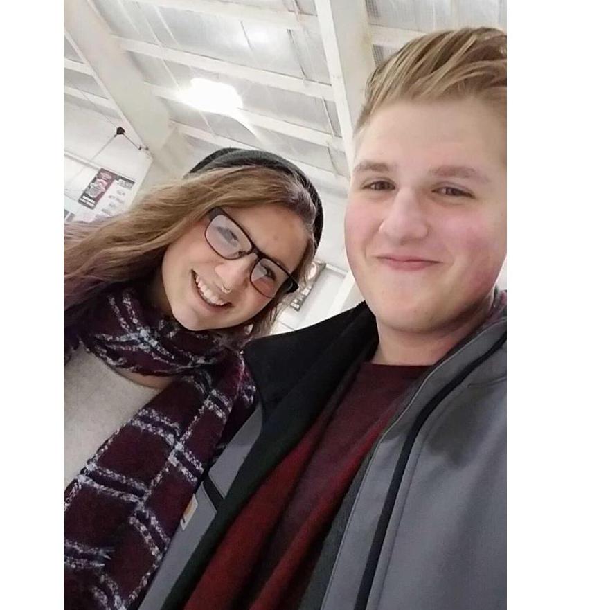 Our first date was a blast. Ice Skating and Frozen Yogurt
