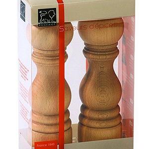Peugeot 2/23386 Paris U'Select 7 Inch Salt and Pepper Mill Set, Natural