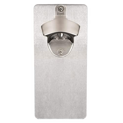 Bruntmor, CAPMAGS Strong Magnetic w/Zinc Alloy Beer Opener & Cap Catcher - Metal Magnetic (Metal)