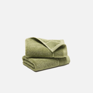 Super-Plush Turkish Cotton Washcloths (Color: Fresh Moss)_
