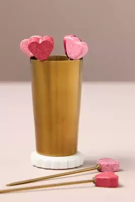 Piccolo Heart Icon Cocktail Picks, Set of 6