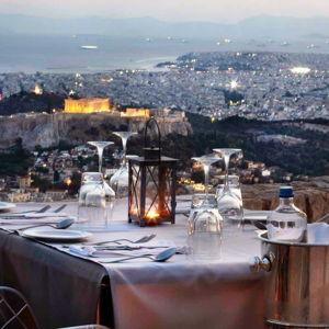 Rooftop Dinner with Akropolis View