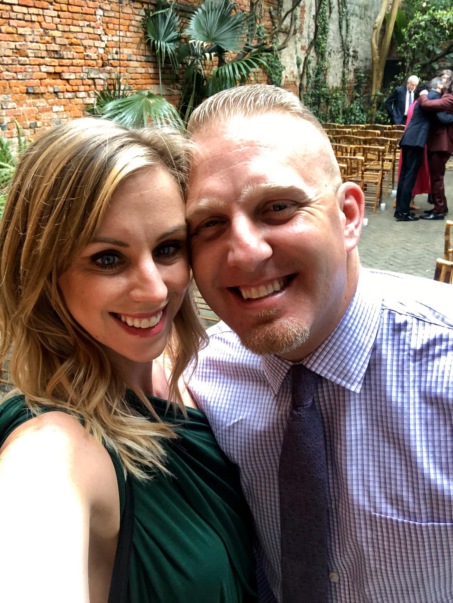 Enjoying our time at Jason and Jenny's wedding in New Orleans!