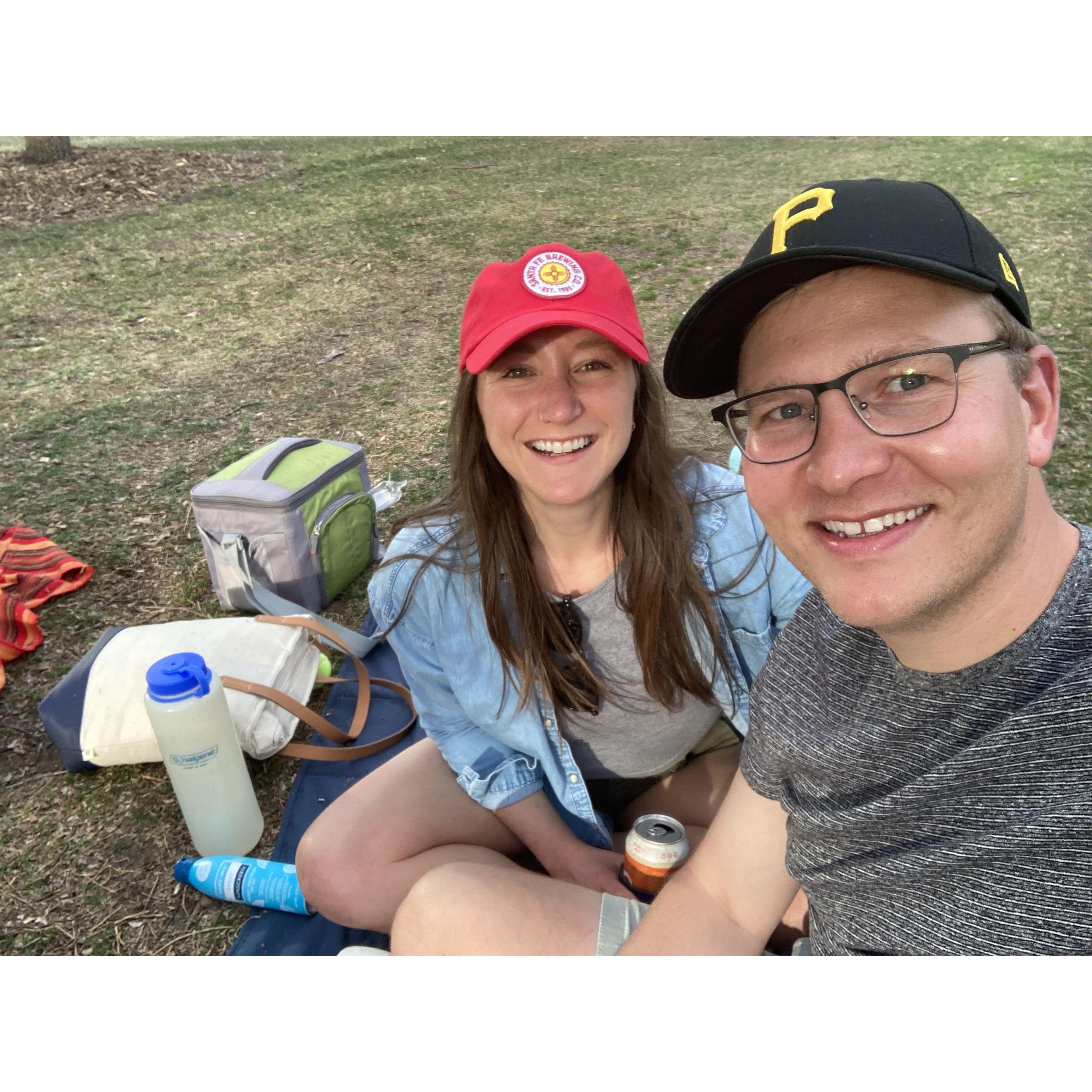 Picnicking at Cheesman Park in Denver