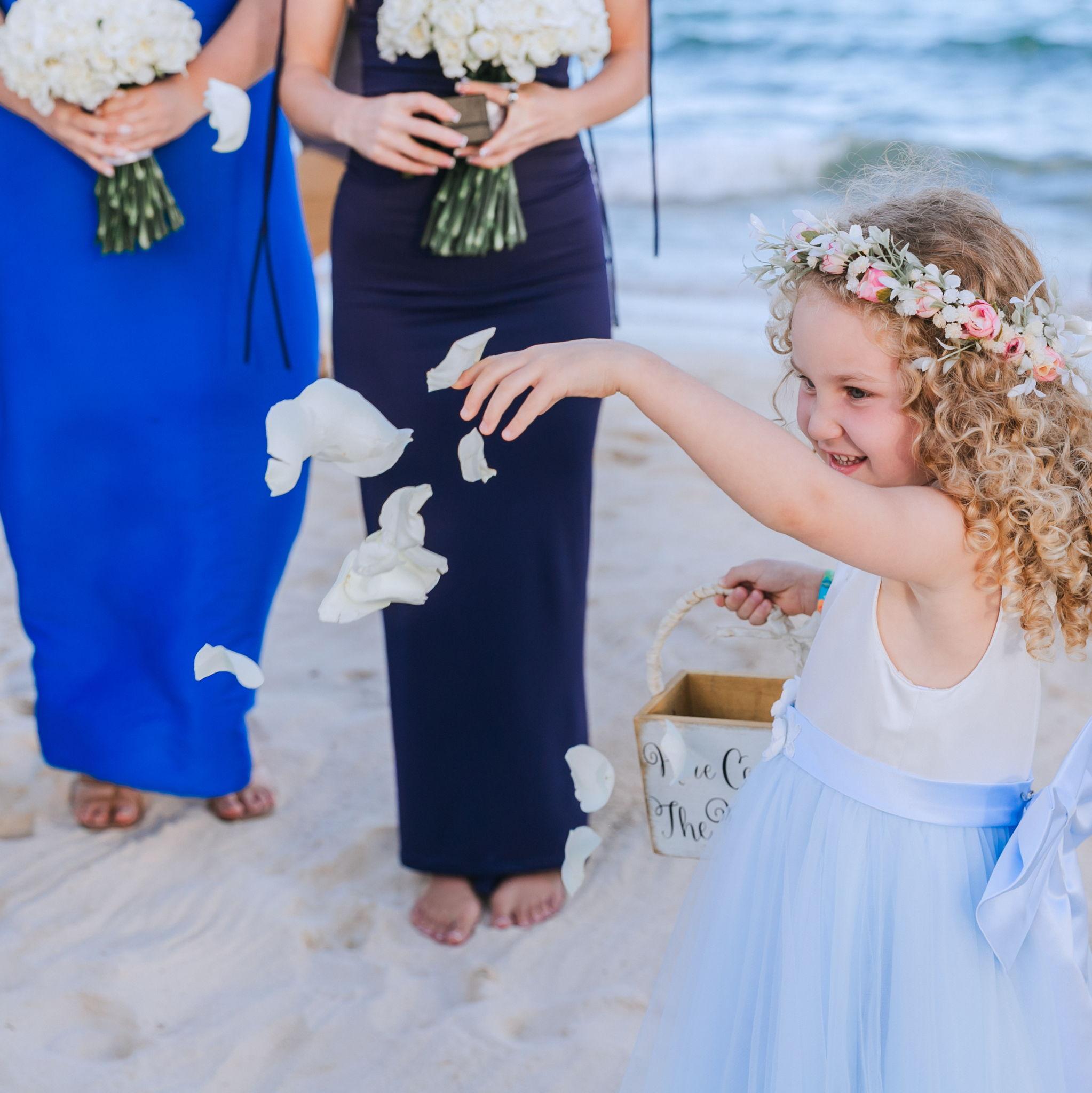 Henry's cousin Emily did a beautiful job decorating the aisle with rose petals.