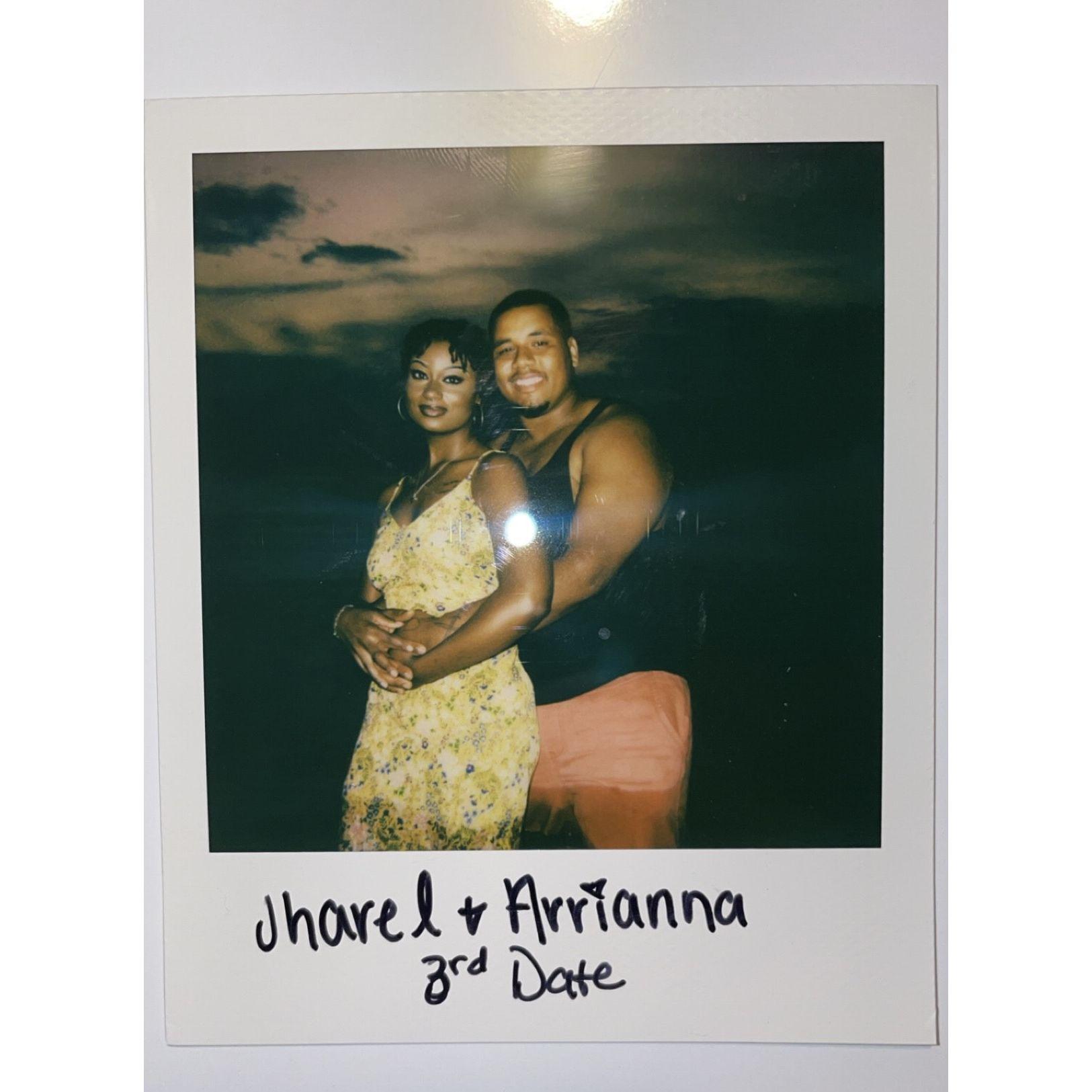 The beautiful photo from our third date which gave us our confirmation from God himself!