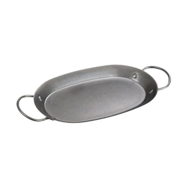 Leefasy Stainless Steel Fish Baking Tray Fish Pan Roasting Pan Heavy Duty Accessory Serving Platter Grill Plate for Cooking Meat Oven, M