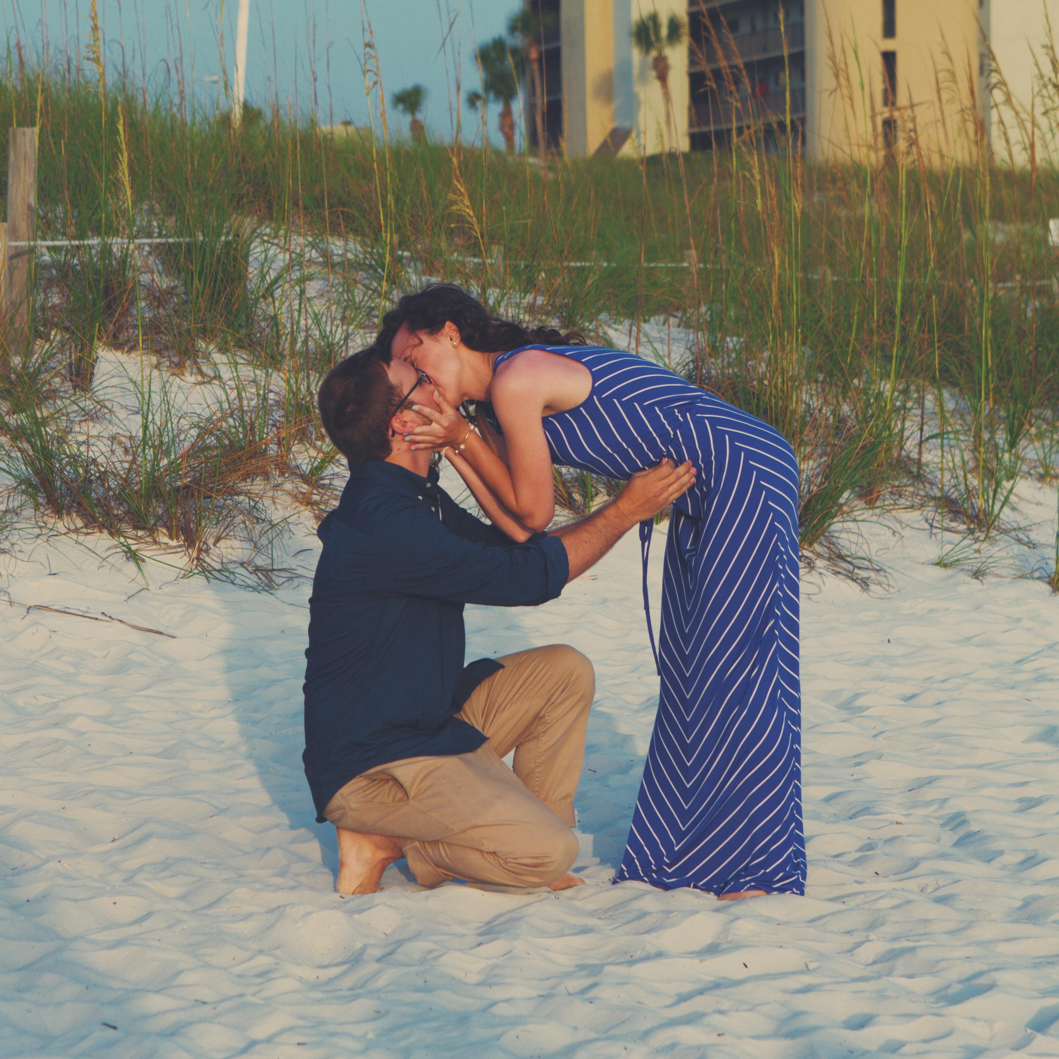 When Ethan proposed at Panama City Beach