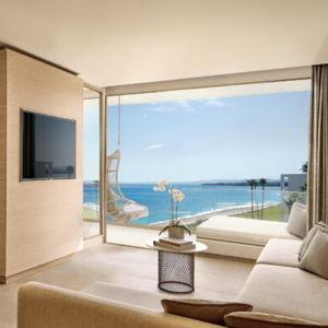Ocean-view room upgrade