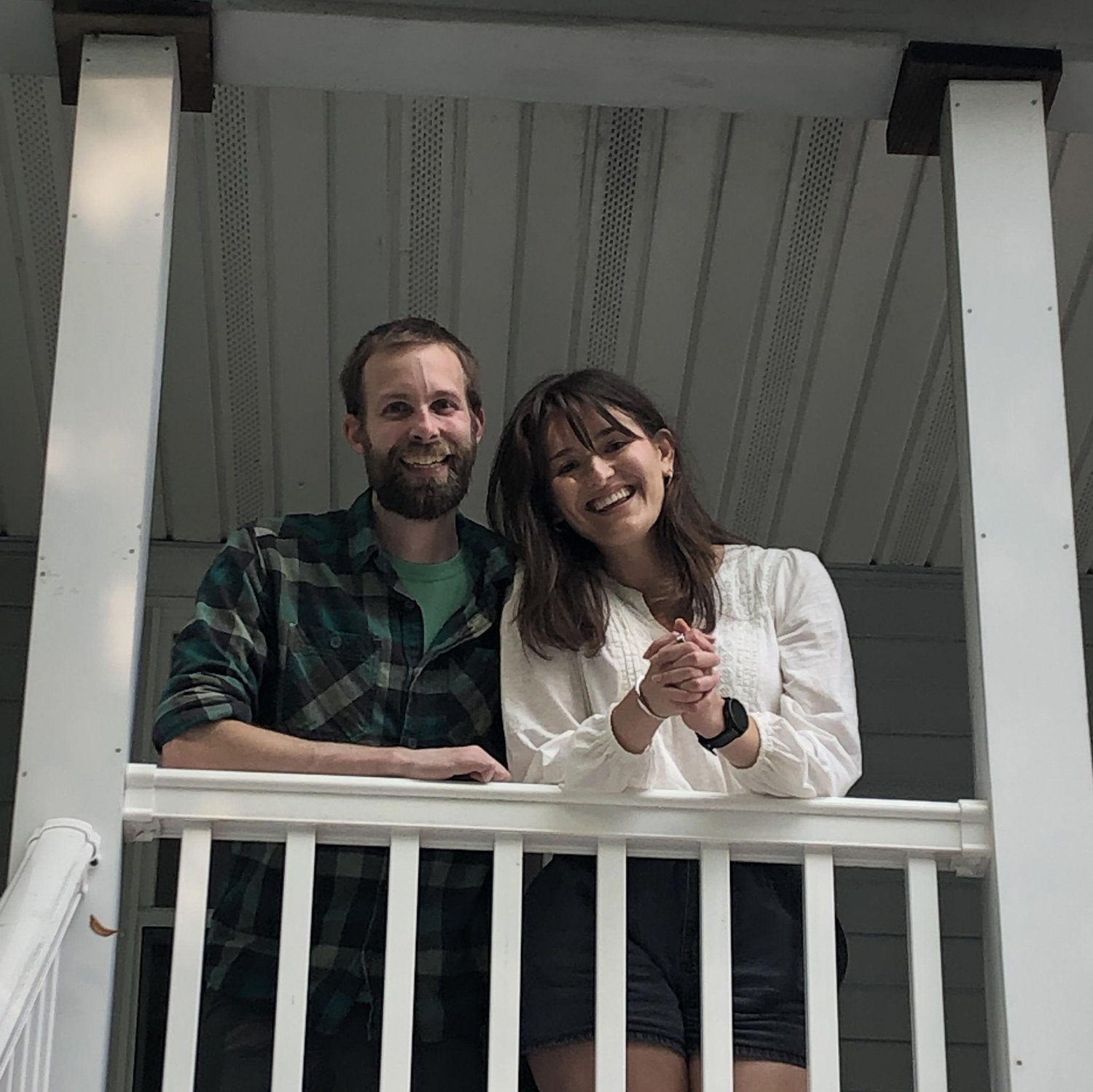 Our first apartment together in Amesbury