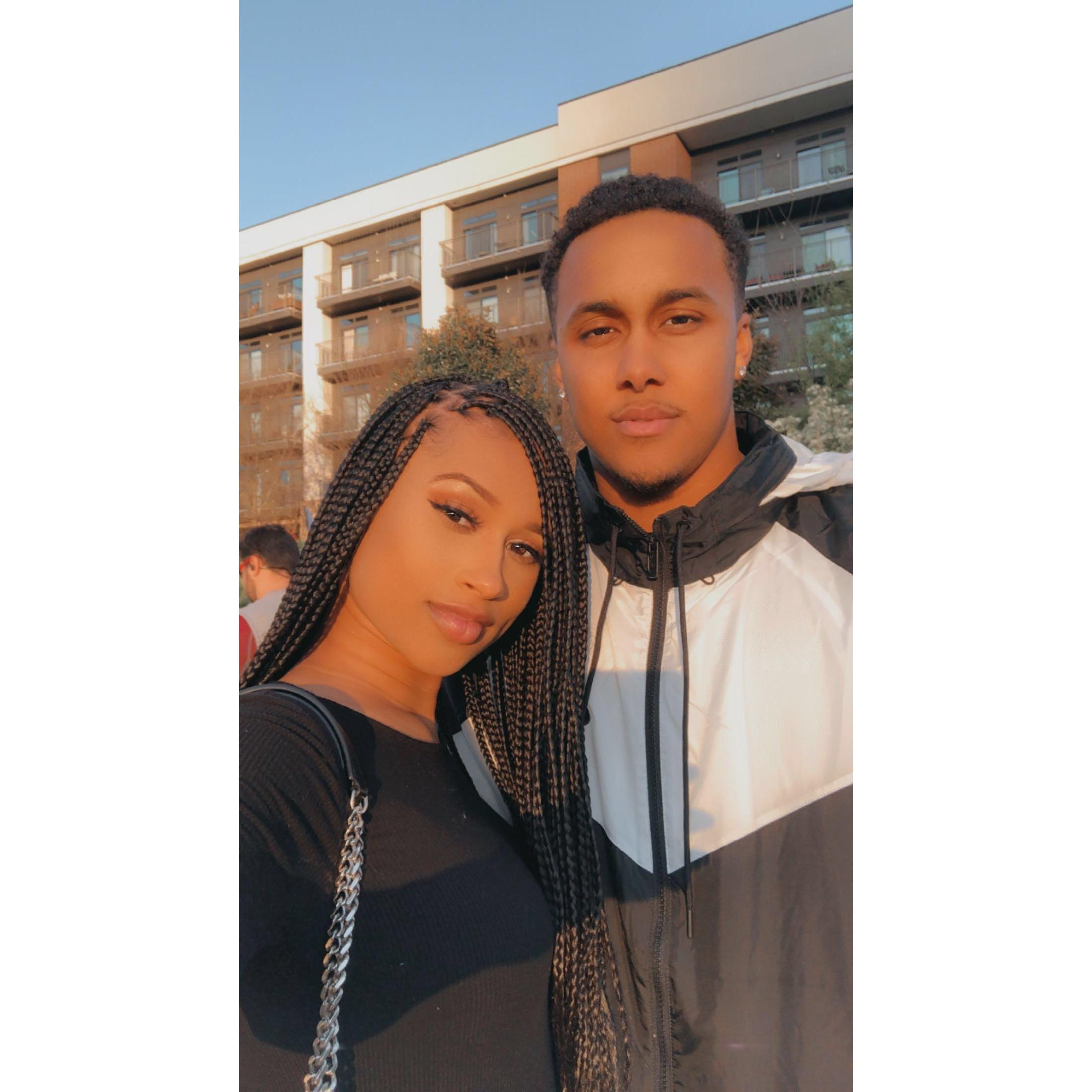 We were taking walks during quarantine