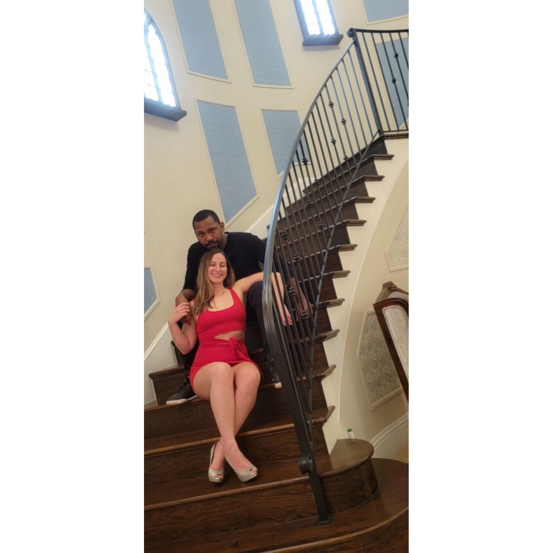 Our practice engagement photo shoot