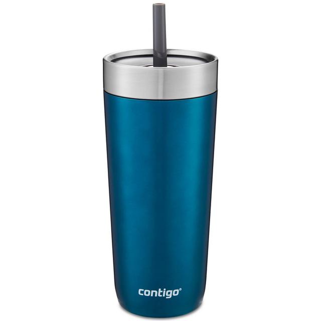 Contigo Luxe Spill-Proof 18-Oz. Straw Tumbler, Biscay Bay