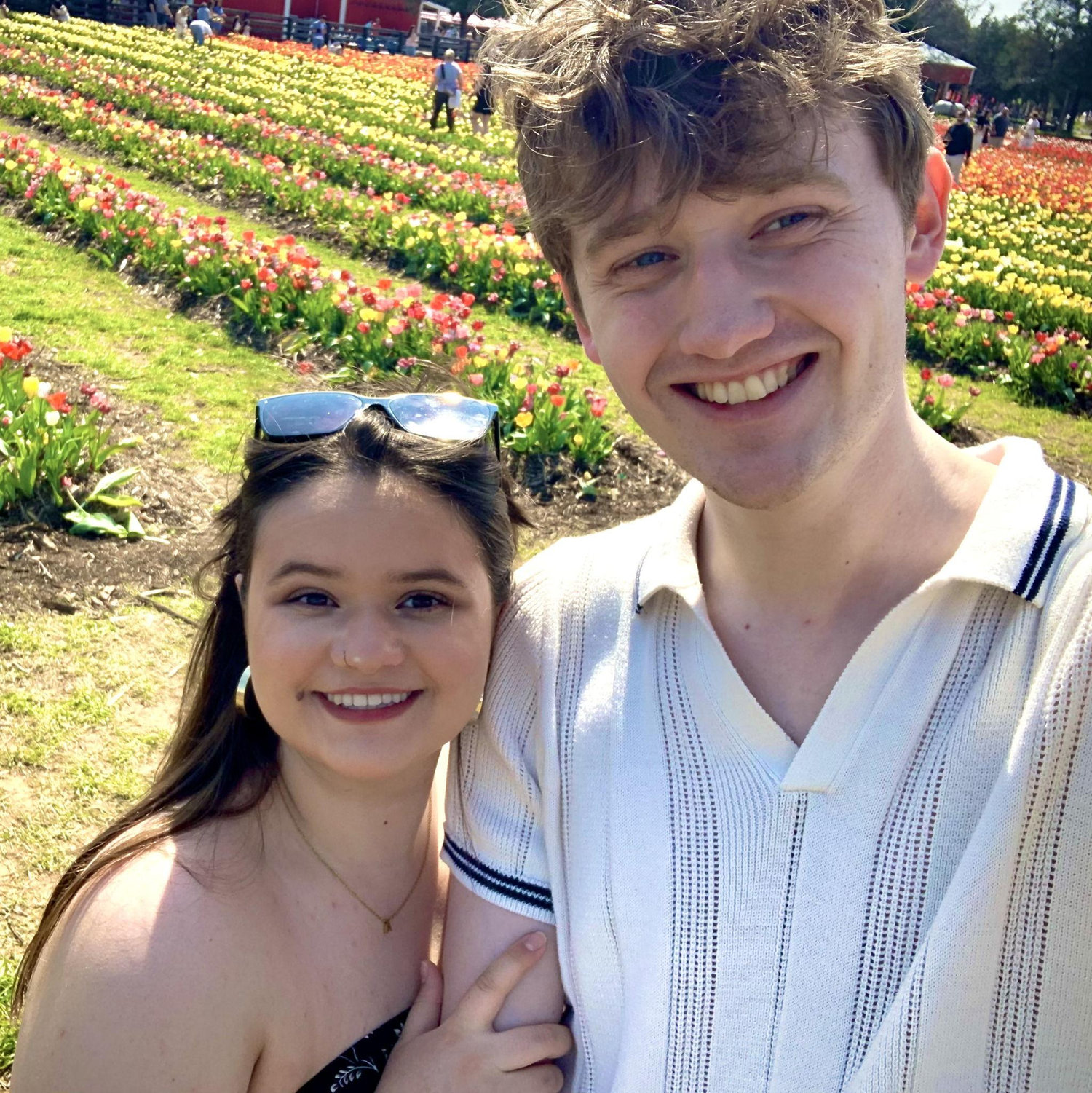March 21, 2026, at a tulip farm where Caitlyn (and her coworker) were convinced Aiden would propose.