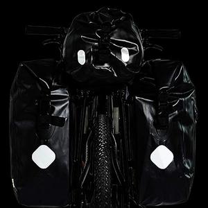 Rhinowalk Bike Bag Waterproof Bike Pannier Biycle Cargo Rack 25L Postman Saddle Bag Shoulder Bag Laptop Pannier Rack Bicycle Bag Professional Cycling Accessories (Two in one)