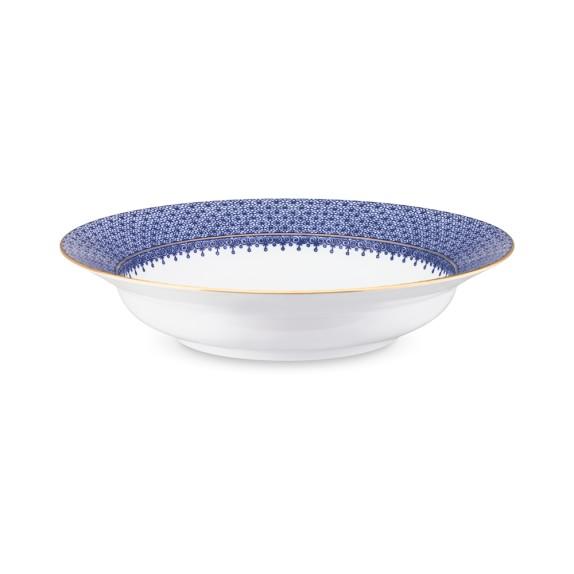 Mottahedeh Rim Soup Bowl, Blue Lace