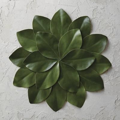 Magnolia Leaf Placemats, Set of Four
