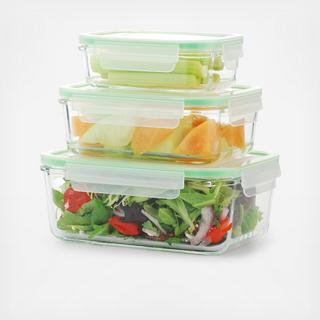 Glassworks 6-Piece Rectangular Storage Set