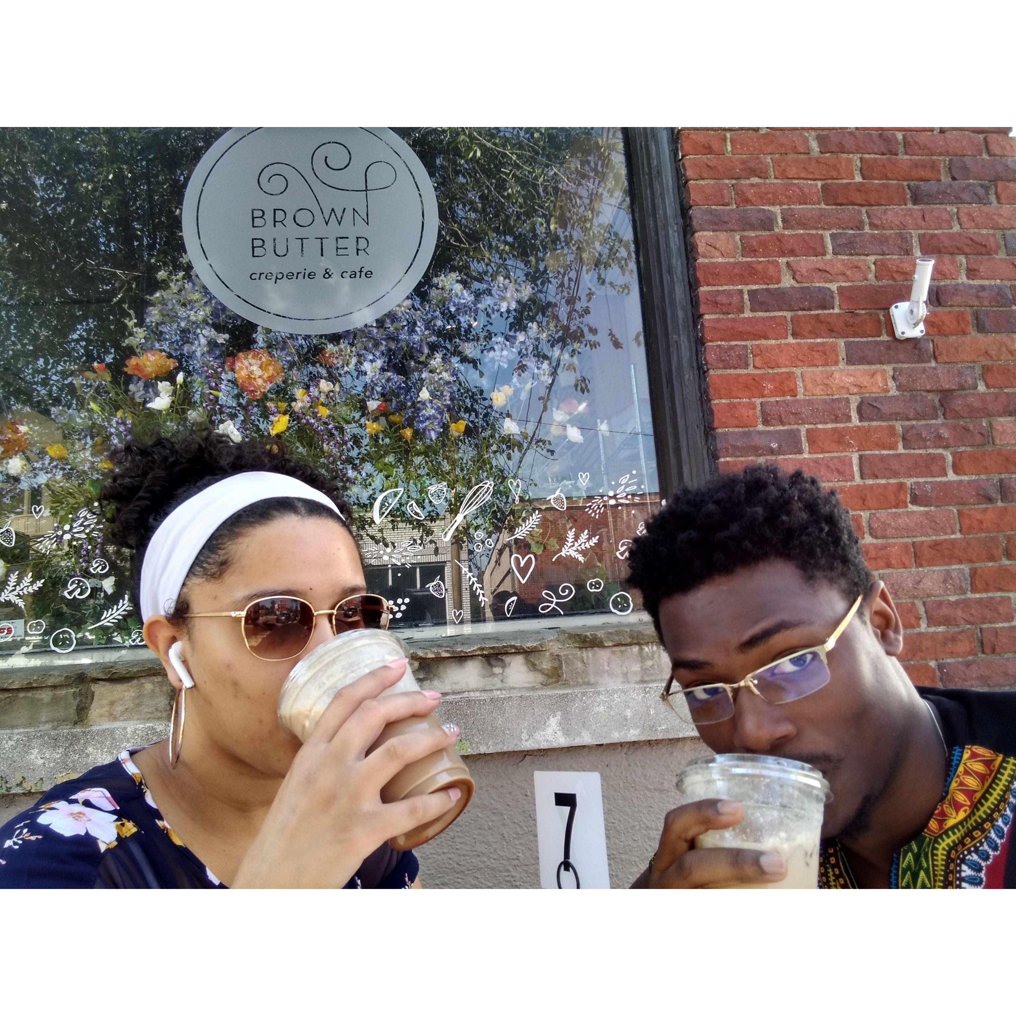 One of MANY coffee dates we've been on. This one happened to be in Grand Rapids, MI!