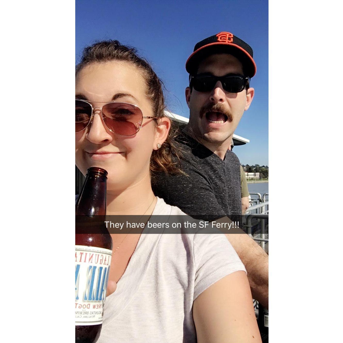 The SF Bay Ferry from Vallejo to the City never got old - 2017
