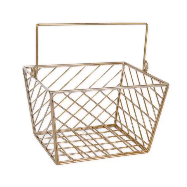 Wild Sage™ Gemma Wire Bath Tote in Gold