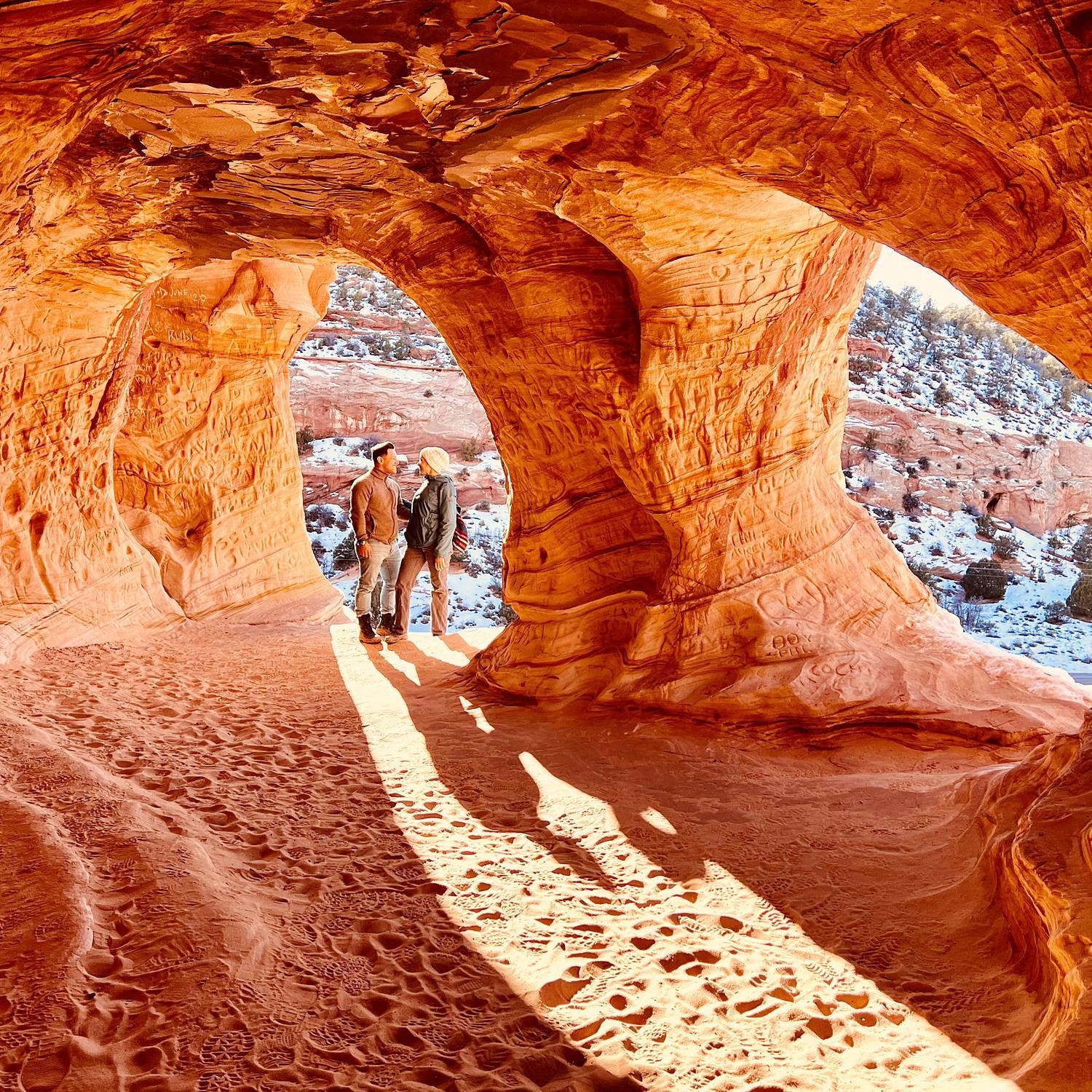 Sand Caves in UT.