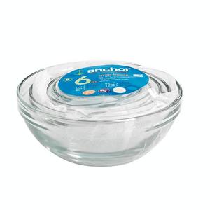 Anchor Hocking 6-Piece Glass Prep Bowl Set