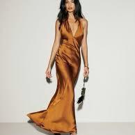 Black tie attire example for women.