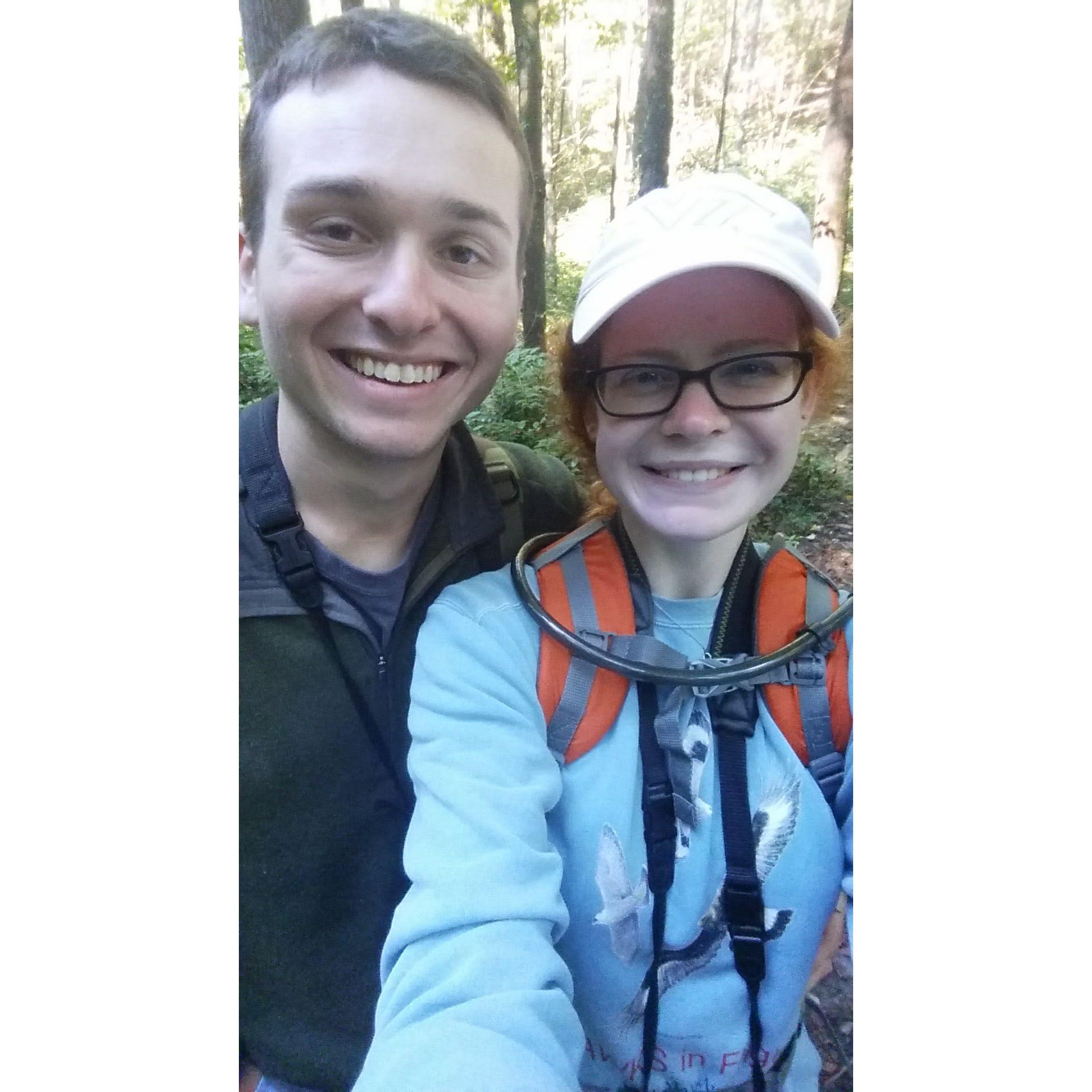 Camping in the Pisgah National Forest in NC (October 2016)