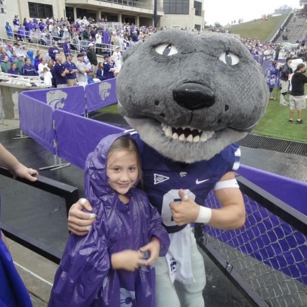 Lauren representing K-State!🏈
