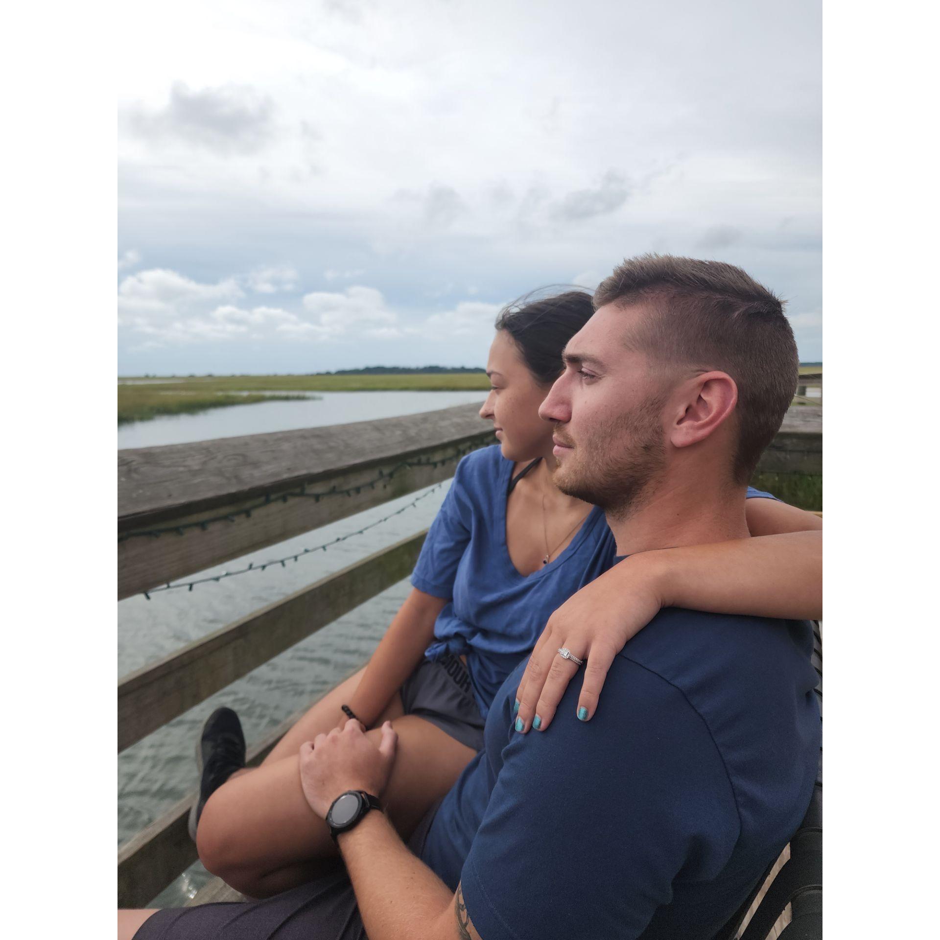 Our second beach trip together. Marc proposed during this trip! Summer 2022