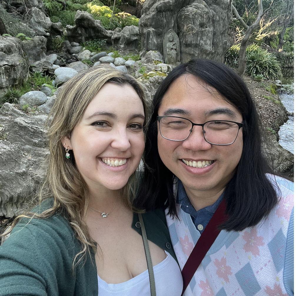 Huntington library on engagement day